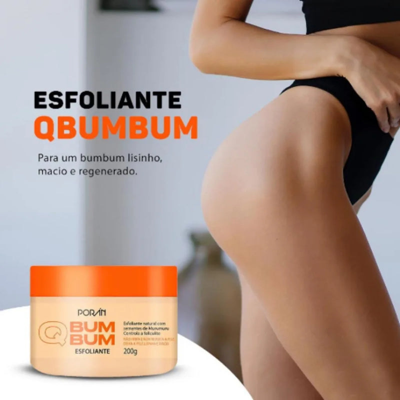 Esfoliante Natural Vegano Q Bum Bum Porán