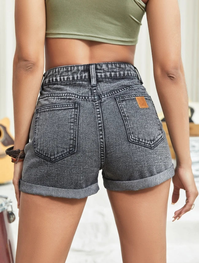 Short Casual Jeans Rasgado